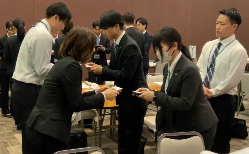 新入社員研修の風景